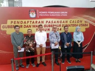 KPU Sumut Menerima Pecalonan Gubernur Dan Wakil Gubernur Tahun 2024